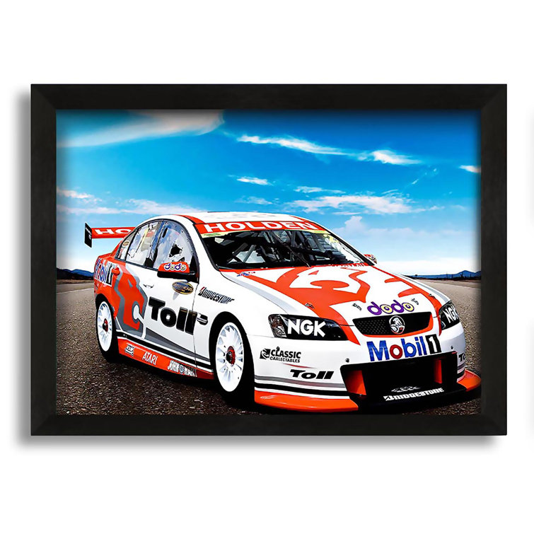 Latitude Run Toll Holden Comadore Racing Car Picture Frame Graphic Art on Canvas Wayfair.co.uk